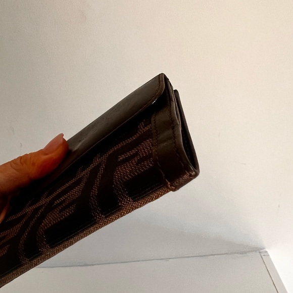 Authentic Fendi Zucca Canvas Leather Bifold Wallet - Picture 5 of 9